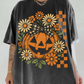 Retro Jack O Lantern Pumpkin Graphic Tee