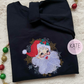 Vintage Santa Embroidered Sweater