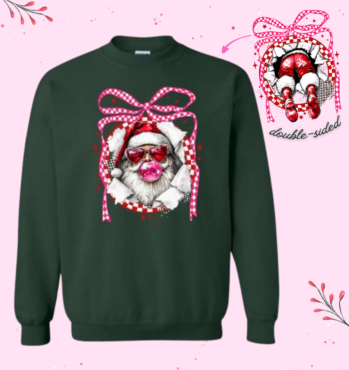 Santa Gum Bum Christmas Sweater