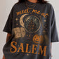 Meet Me in Salem Vintage Halloween Graphic T-Shirt