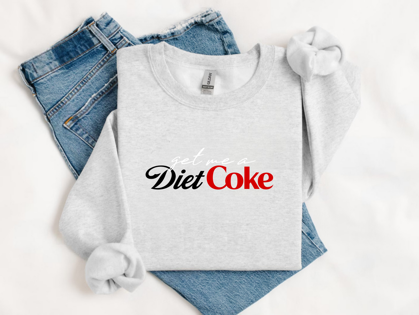 Get me a Diet Coke Embroidered Sweater