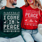 Couple ugly christmas sweaters