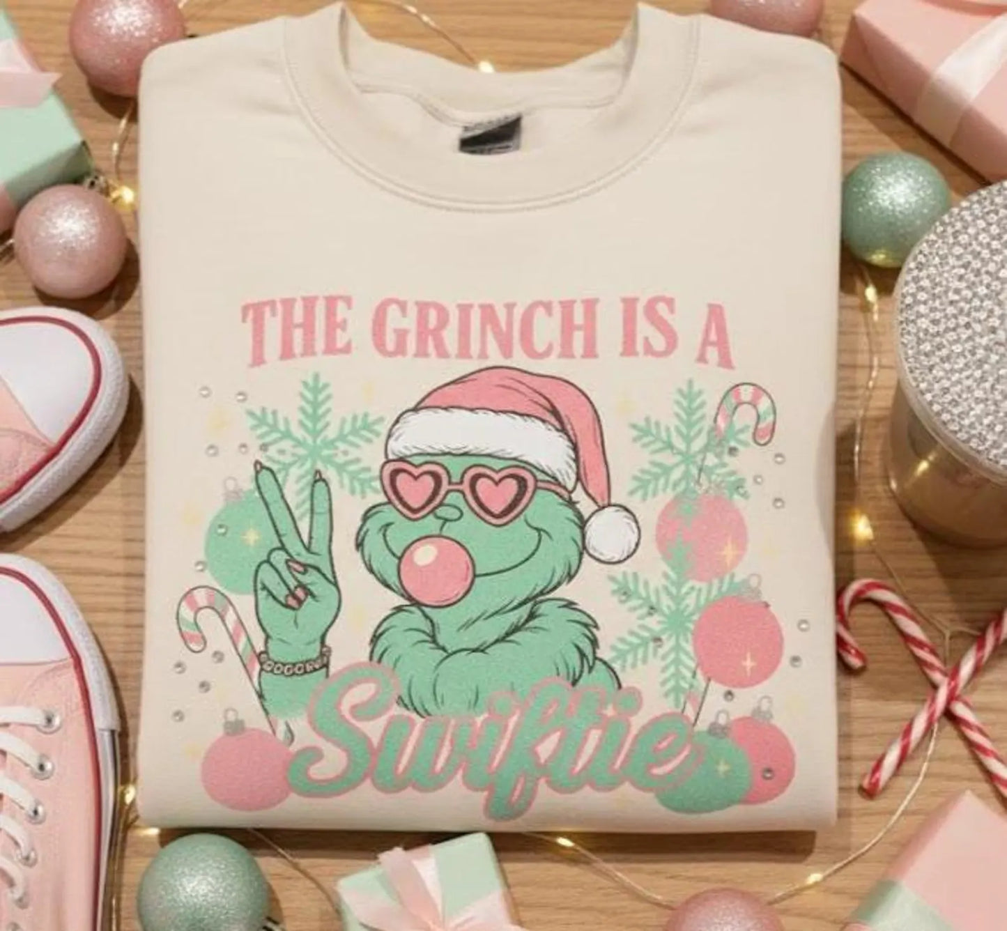 Grinch is a Swiftie Sweater