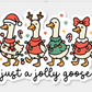 Just a Jolly Goose Christmas Sticker