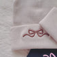 3D Bow Embroidered Beanie