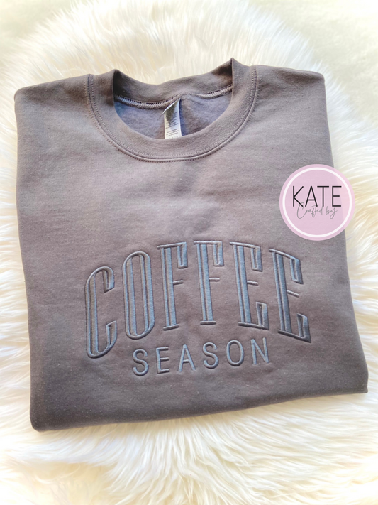 Coffee Season Adult Sweater