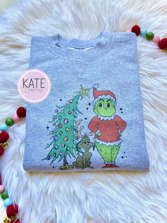 Lil' Grinch & Max Unisex Sweater