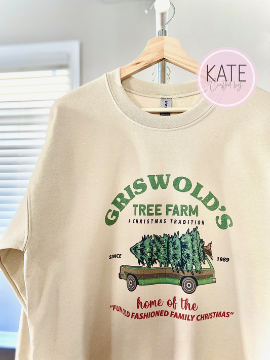 Griswold's Tree Farm Adult Sweater
