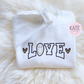 LOVE Embroidered Sweater