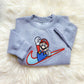 Let's a go! Embroidered Sweatshirt
