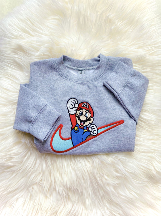 Let's a go! Embroidered Sweatshirt