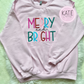 Merry & Bright Adult Crewneck Sweater