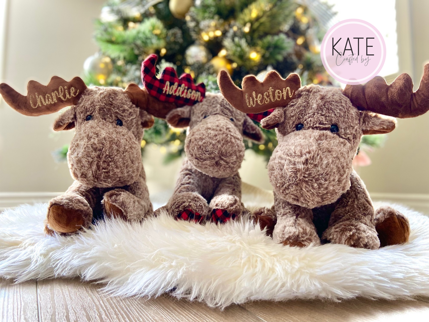 Personalized Plush Moose