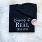 Keeping it Real (Estate) Embroidered Sweater
