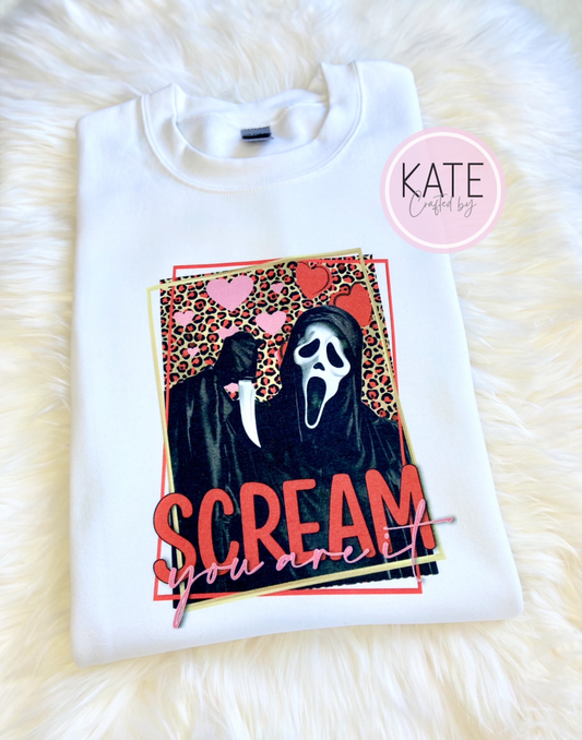 Scream Ghostface Valentine's Sweater