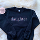 Daughter Floral Embroidered Sweater