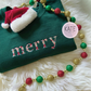 Merry Floral Embroidered Sweater