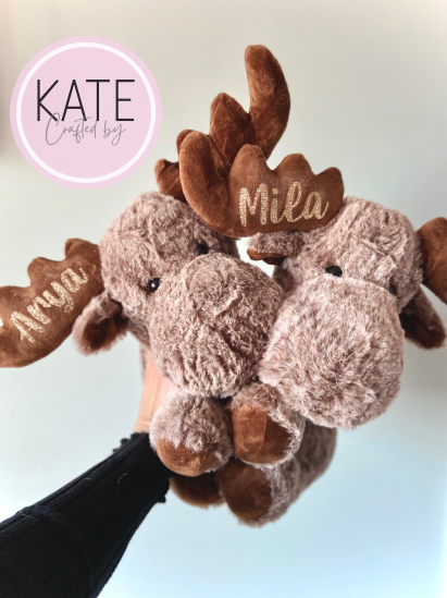 Personalized Plush Moose