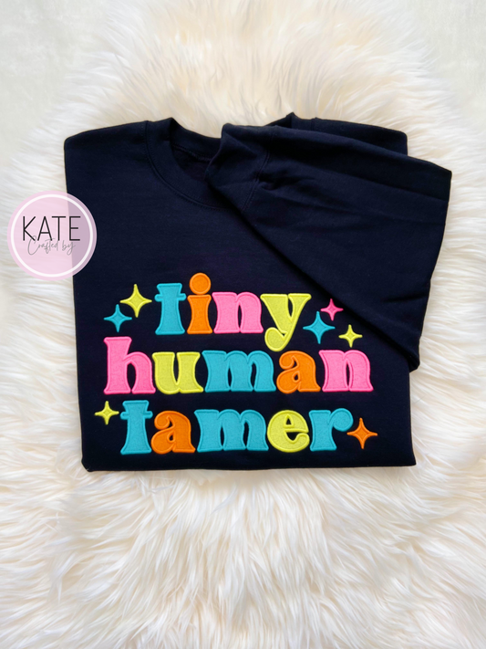 Tiny Human Tamer Embroidered Sweater